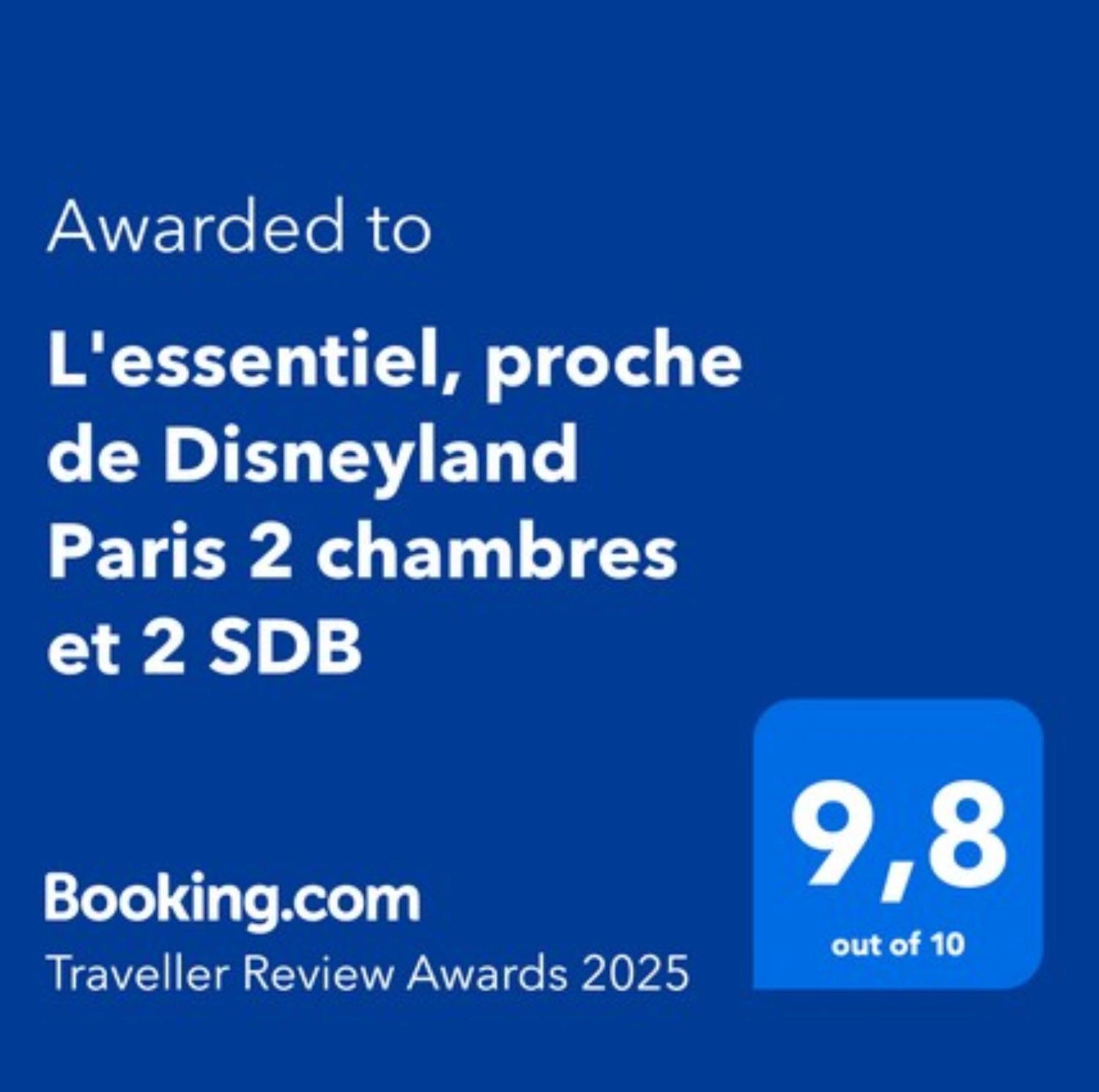 L'Essentiel, Proche De Disneyland Paris 2 Chambres Et 2 Sdb 谢西 外观 照片